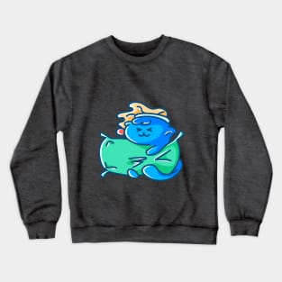 Sleepy kitty Crewneck Sweatshirt